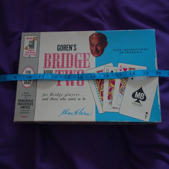 Vintage 1964  Milton Bradley Goren's Bridge for Two R4401 For Ages 12 To Adult - Picture 2 of 16